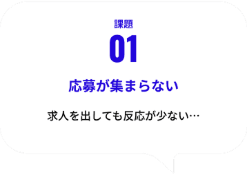 課題01 応募が集まらない